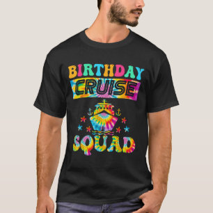 Birthday Cruise Squad Cruising Vacation Matching F T-Shirt