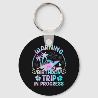 Birthday Cruise Squad Making Memories Together Men Keychain