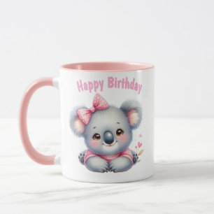Birthday Cup with Koala