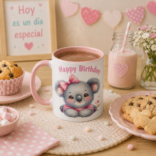 Birthday Cup with Koala