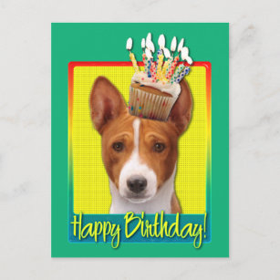 Doggo Thank You Greeting Card Basenji 