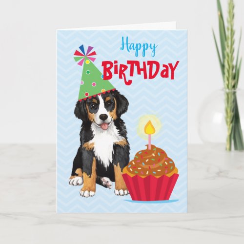 Birthday Cupcake Berner Card