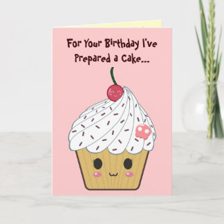 Birthday Cupcake Card