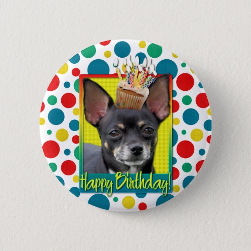 Birthday Cupcake _ Chihuahua _ Isabella Button