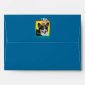 Birthday Cupcake - Corgi Envelope (Back (Top Flap))
