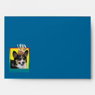 Birthday Cupcake - Corgi Envelope