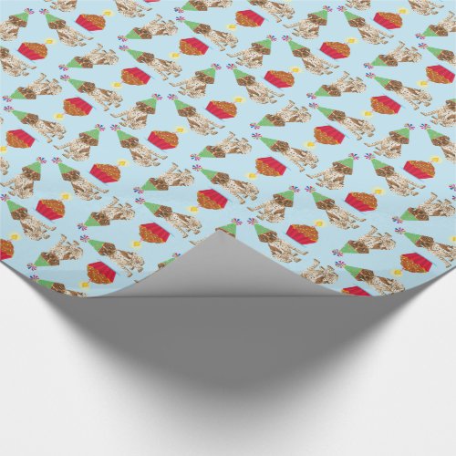 Birthday Cupcake German Shorthaired Pointer Wrapping Paper