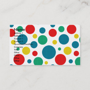 Birthday Cupcake - GoldenDoodle Business Card