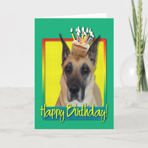 Birthday Cupcake — Great Dane Card