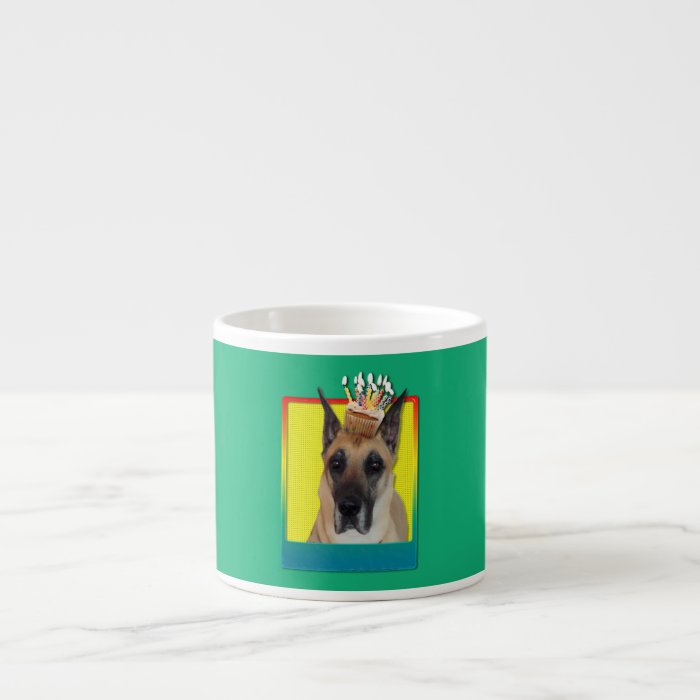 Birthday Cupcake   Great Dane Espresso Mug