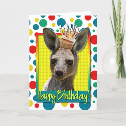 Birthday Cupcake _ Kangaroo Card