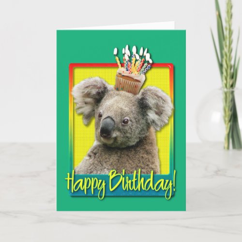 Birthday Cupcake _ Koala Card