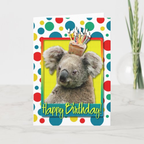 Birthday Cupcake _ Koala Card