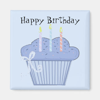 Birthday Cupcake Magnet