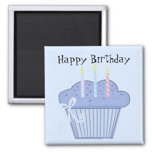 Birthday Cupcake Magnet