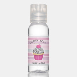 Birthday Cupcake Party Favor Hand Sanitizer