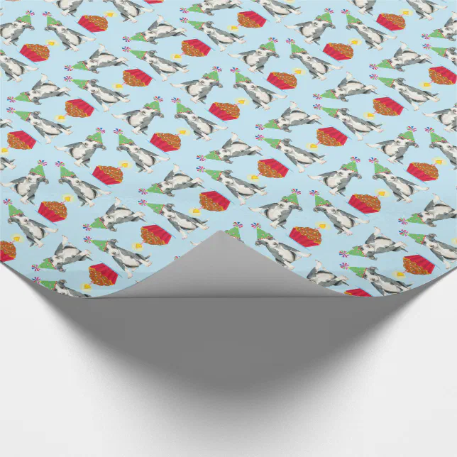 Birthday Cupcake Pit Bull Terrier Wrapping Paper Zazzle