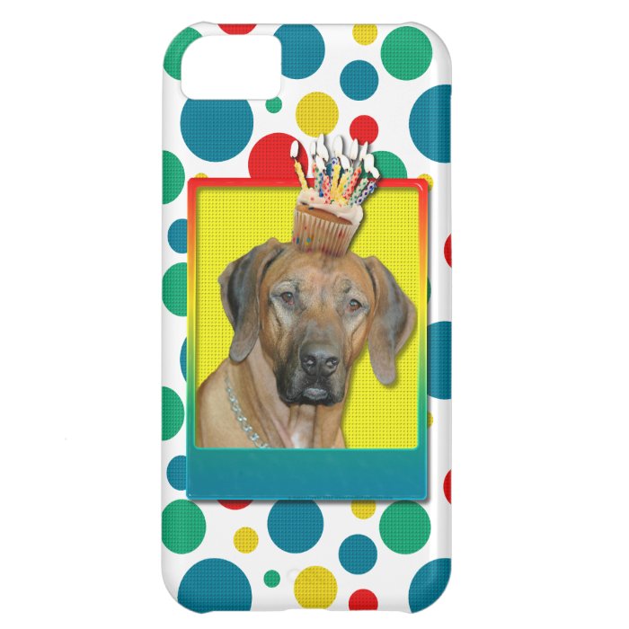 Birthday Cupcake   Rhodesian Ridgeback iPhone 5C Cover