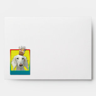 Birthday Cupcake - Saluki Envelope