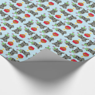 Birthday Cupcake Scottish Terrier Wrapping Paper