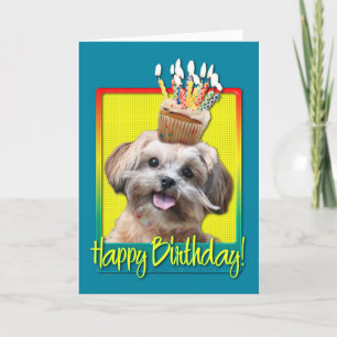 Birthday Cupcake - ShihPoo - Maggie Card
