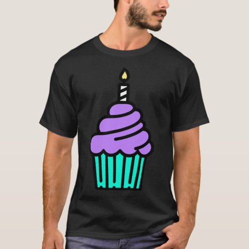Birthday Cupcake T_Shirt
