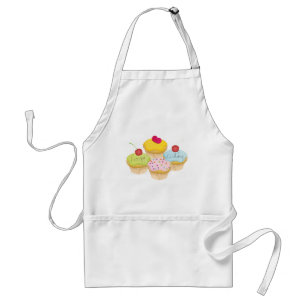 Birthday Cupcakes Adult Apron