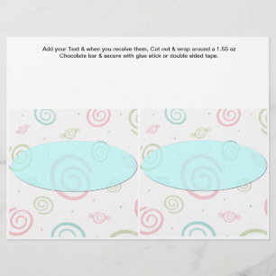 Birthday Custom Candy Bar Wrappers Party favors