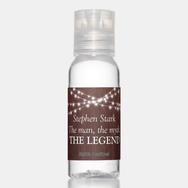 Birthday Custom Man Myth Legend Hand Sanitizer (Front)