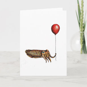 Birthday Cuttlefish Card
