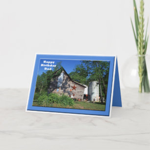 Birthday — Dad Old Virginia Barn Card
