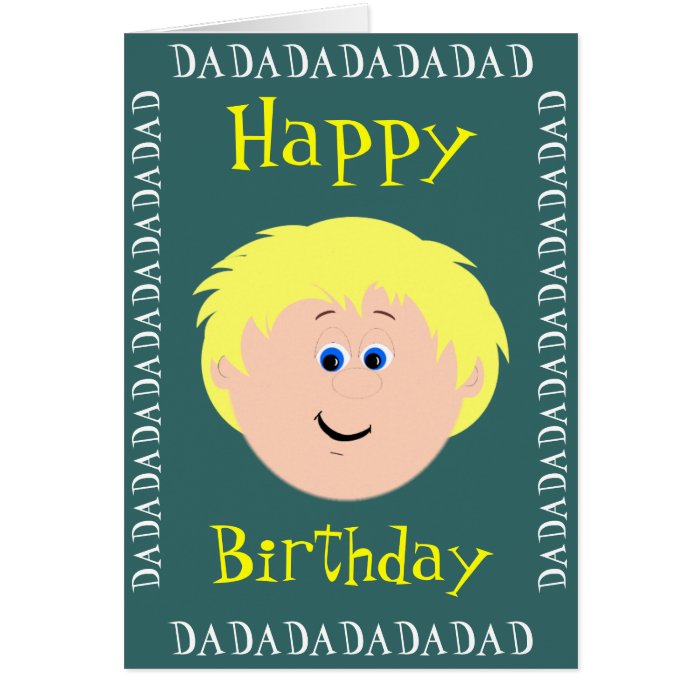 Birthday Dad (Son) Greeting Cards