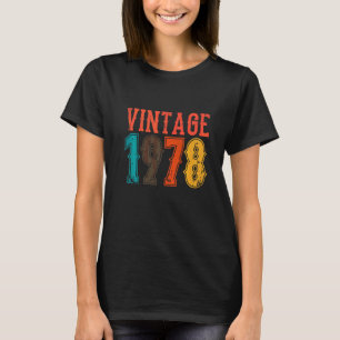 Birthday Dad Vintage 1978 T-Shirt
