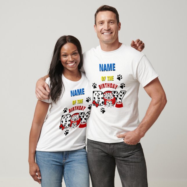 Birthday Dalmatian Family Matching Shirt (Unisex)