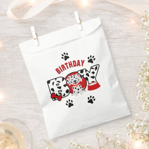 Birthday Dalmatian toddler  Favor Bag