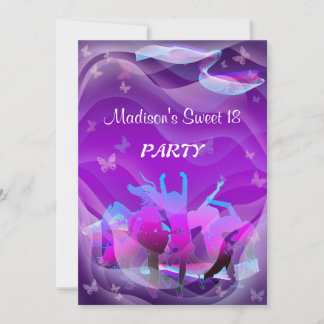 Birthday Dance Party Invitation