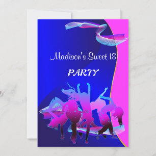 Birthday Dance Party Invitation