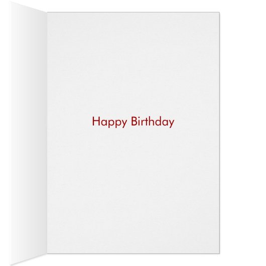 Birthday Delivery - a funny happy birthday poem (Inside (Right))