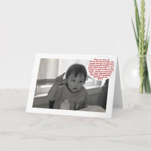 Birthday Demands Card