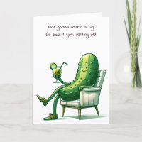 Birthday Dill Pickle In a Chair