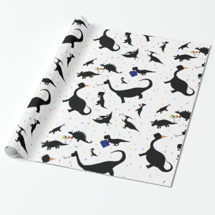 Birthday Dinosaurs Wrapping Paper