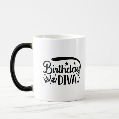 BIRTHDAY DIVA White Mug For Divas