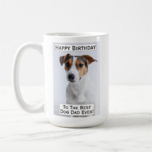 Birthday Dog Dad Best Ever Pet Photo Coffee Mug