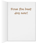 Birthday Dog Dad World's Best Ever Pet Photo (Inside (Right))