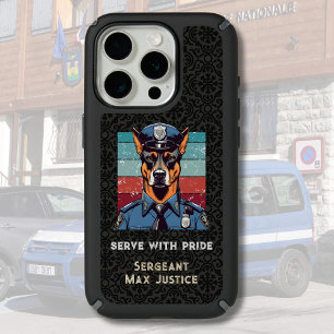 Birthday Dog Gifts for Police Officers Dad Grandpa iPhone 15 Pro Case