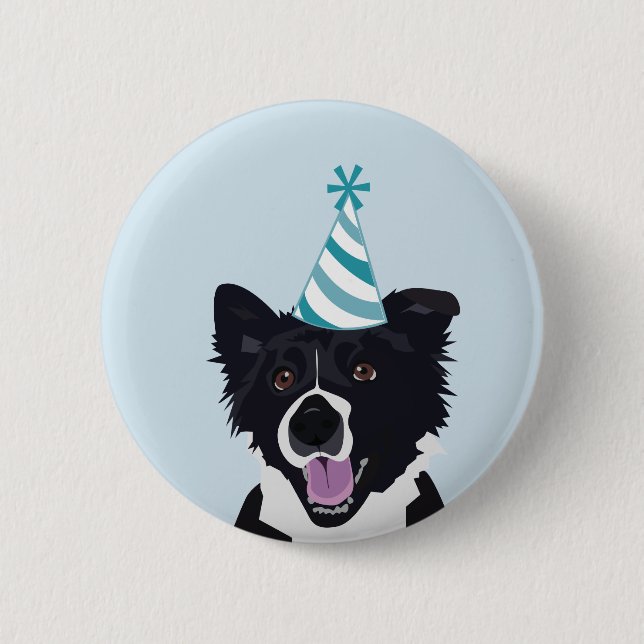 Birthday Dog Pin (Front)