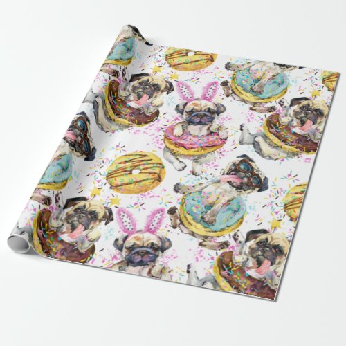 Birthday Dogs Wrapping Paper