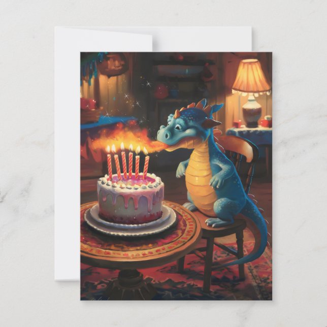 Birthday dragon. (Front)