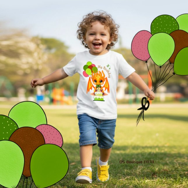 Birthday dragon baby T-Shirt (Creator Uploaded)