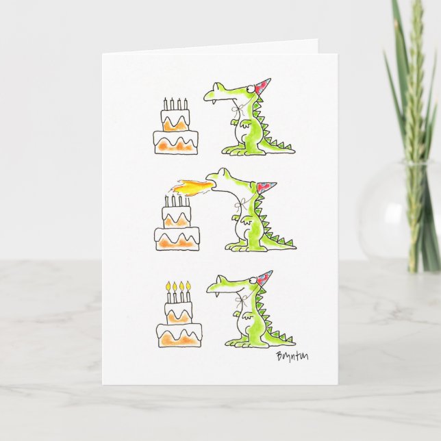 BIRTHDAY DRAGON by Boynton Card (Front)